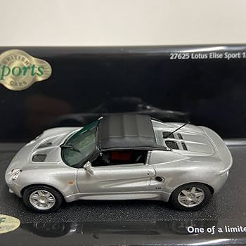 ロータスエリーゼ　模型 Amazon | VITESSE 1/43 LOTUS ELISE Mk1 Type 49 Red & White